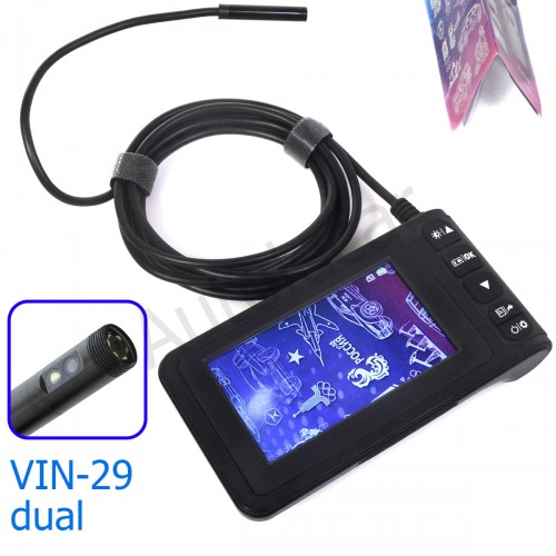 Эндоскоп VIN-29-8мм-1м-dual, фронтальная и боковая камеры