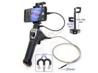 VF-1-6мм-1м или 1,5метров USB эндоскоп управляемый джойстиком, с варио-креплением под смартфон или iPad