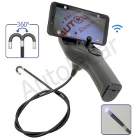 VNN-08-6мм-1м joystick WiFi эндоскоп управляемый джойстиком, поворот камеры на 360гр,  Android, iOS